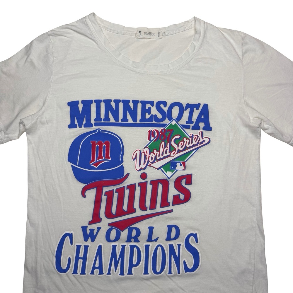 Minnesota Twins champions retro Malibu brand shirt